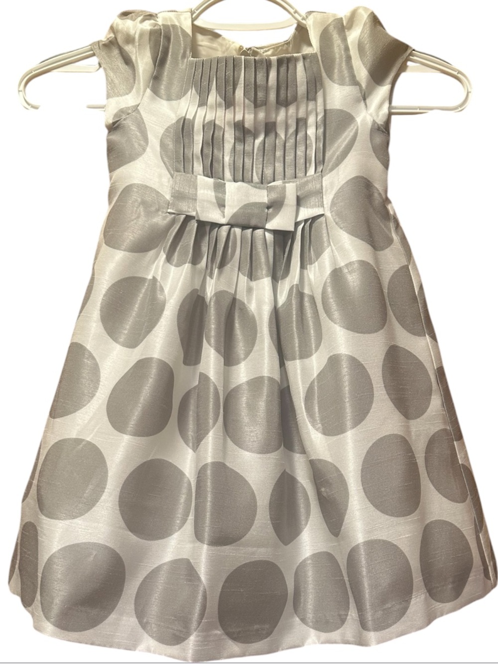 Gymboree Silver Polka Dot Party Dress for Girls